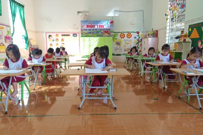 HỘI THI VẼ TRANH CHO TRẺ 5 TUỔI